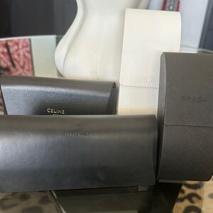 Saint Laurent, PRADA, Celine Sunglasses Case Lot